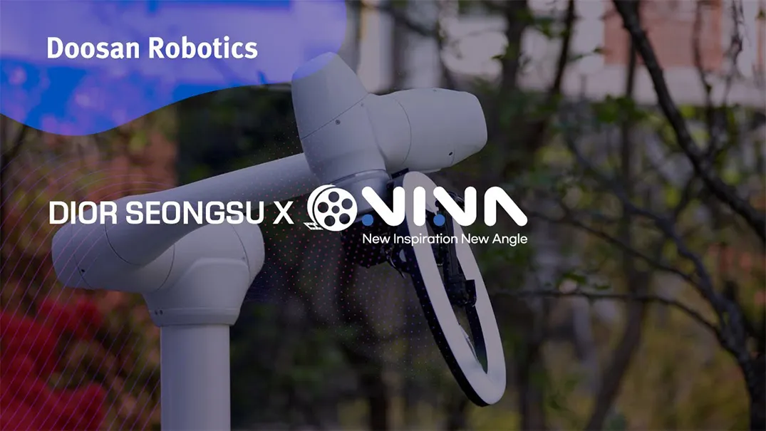 Doosan Robotics NINA at Dior Seoungsu Flagship Store