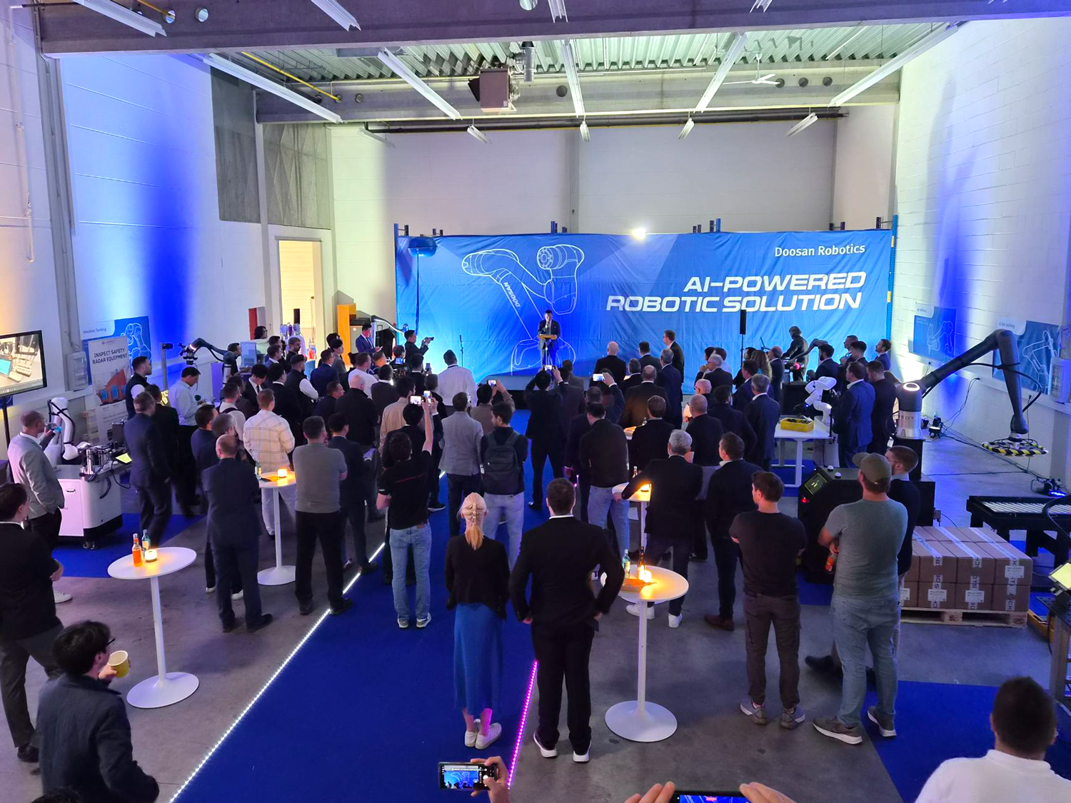 Doosan Robotics Europe hosted an Open House event at its Frankfurt office to mark the opening of its expanded European branch.