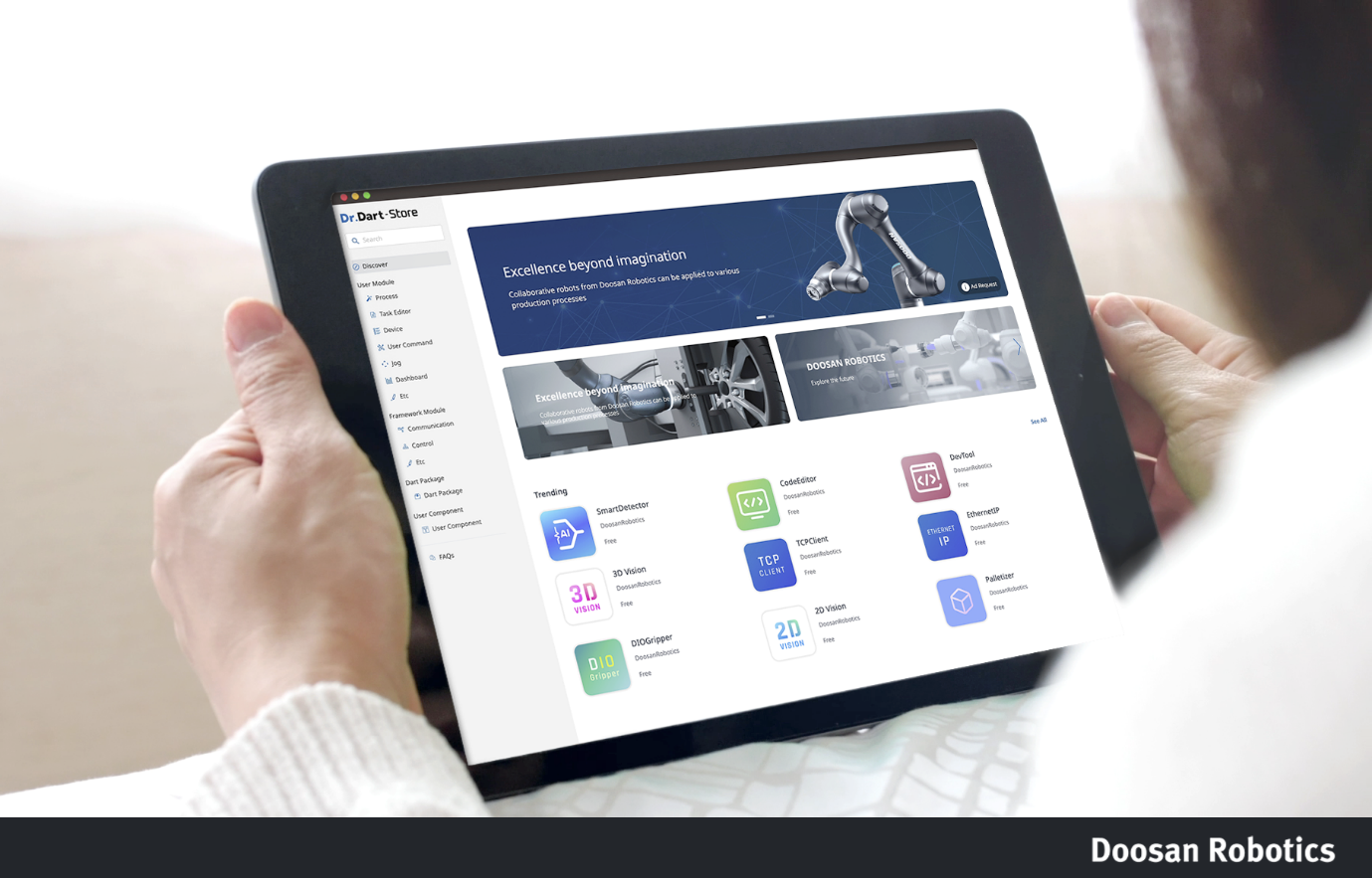 ▲ Screen image of Dart Store, one of the services provided by Dart Suite